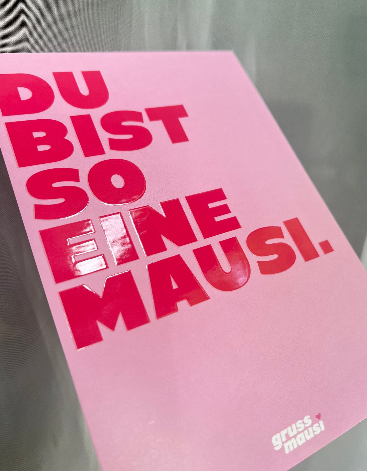 Postkarte "Mausi"